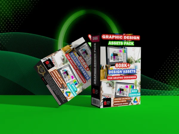 Digital Assets Pack Graphic Design Asserts